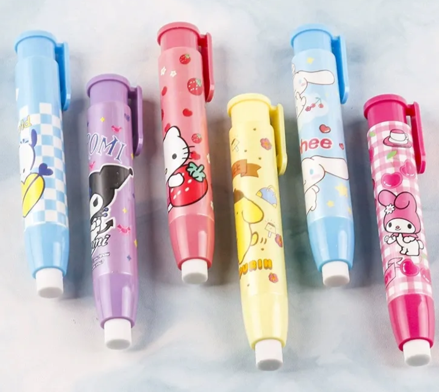 Sanrio Push Up Erasers