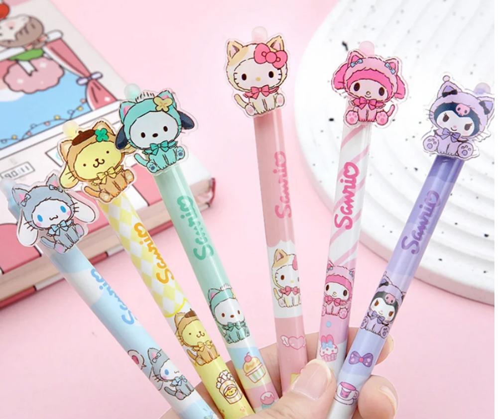 Sanrio Characters Kitty Erasable Pens