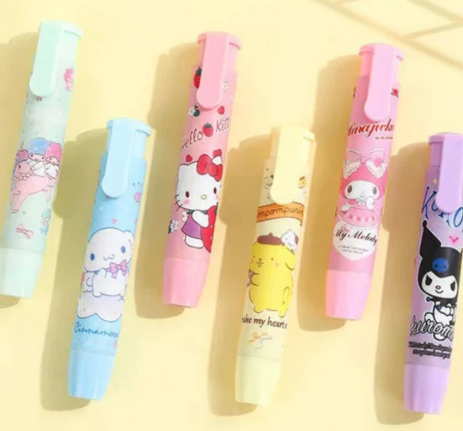 Sanrio Cute Push Up Erasers