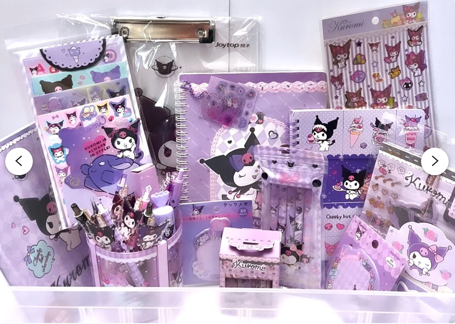 Japan Sanrio Stationery Letter Set - Kuromi / Fortune