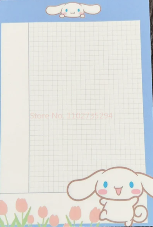 Sanrio Characters Mini Grid Memo Pads