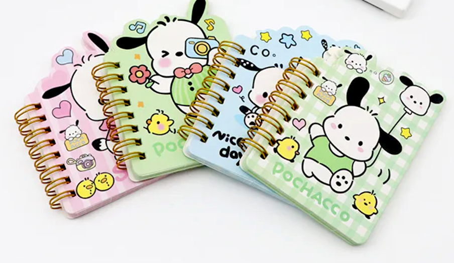 Cute Mini Pochacco Notebooks