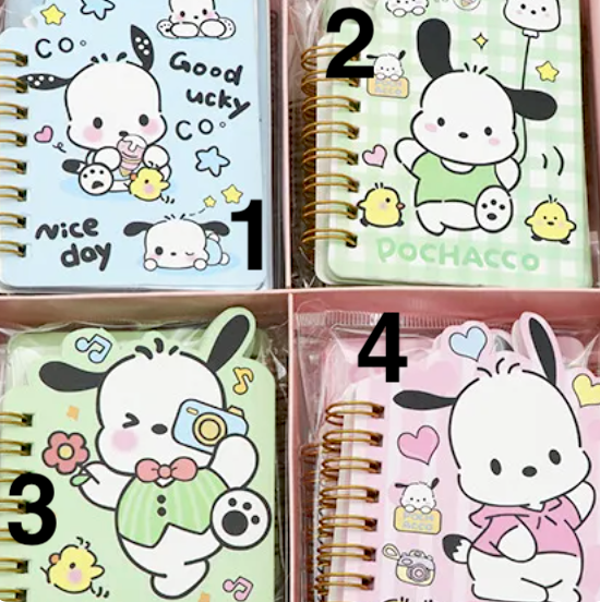 Cute Mini Pochacco Notebooks