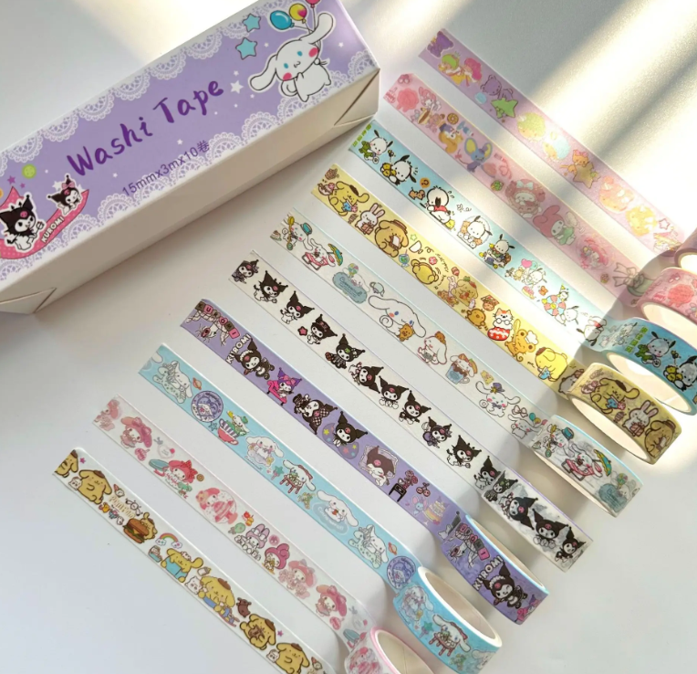 Sanrio Character Washi Tape Pack