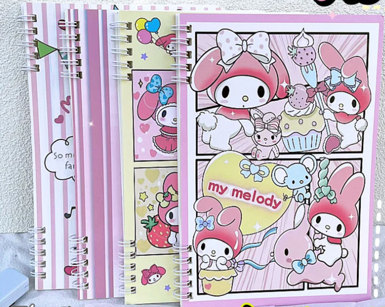 Cute Pink My Melody Notebooks