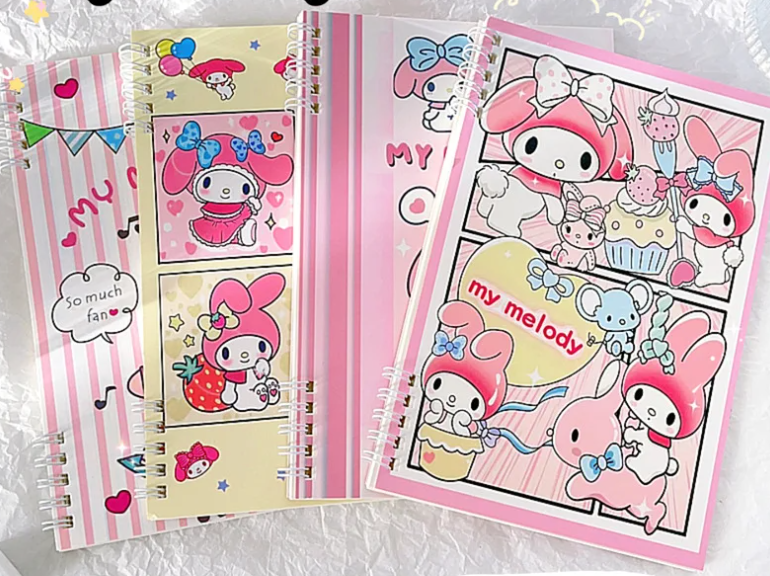 Cute Pink My Melody Notebooks